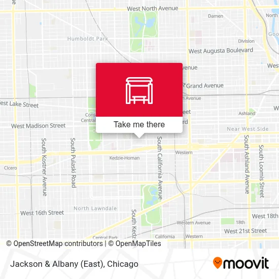 Jackson & Albany (East) map