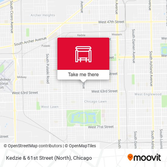 Mapa de Kedzie & 61st Street (North)