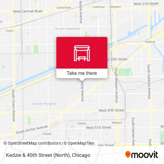 Mapa de Kedzie & 40th Street (North)