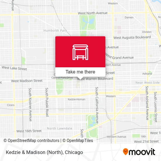 Kedzie & Madison (North) map