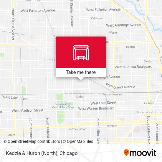 Kedzie & Huron (North) map