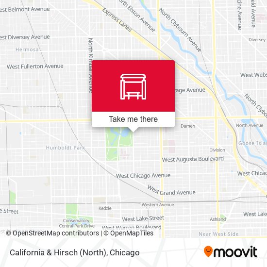 California & Hirsch (North) map