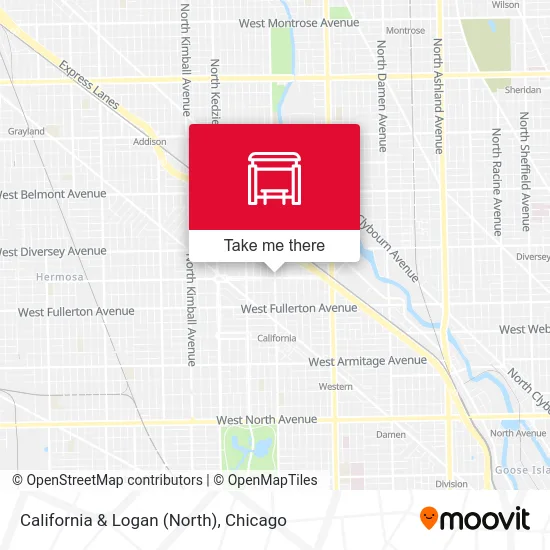 California & Logan (North) map