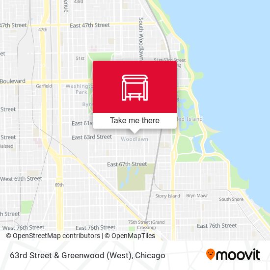 63rd Street & Greenwood (West) map