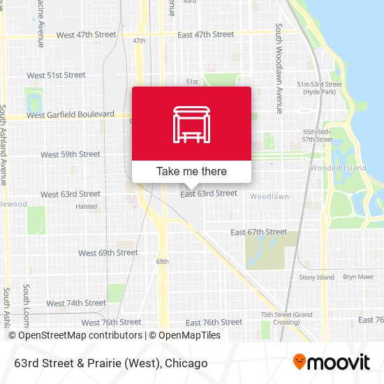 63rd Street & Prairie (West) map