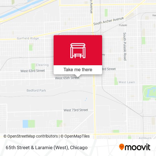 65th Street & Laramie (West) map