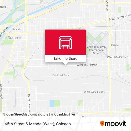 65th Street & Meade (West) map