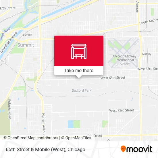 65th Street & Mobile (West) map
