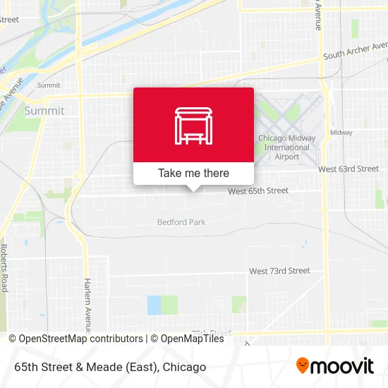 65th Street & Meade (East) map
