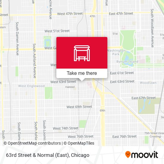 63rd Street & Normal (East) map