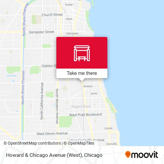 Mapa de Howard & Chicago Avenue (West)