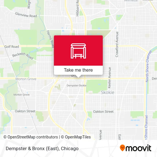 Dempster & Bronx (East) map