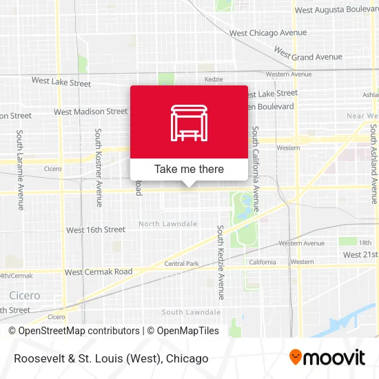 Roosevelt & St. Louis (West) map