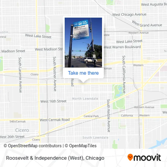 Roosevelt & Independence (West) map