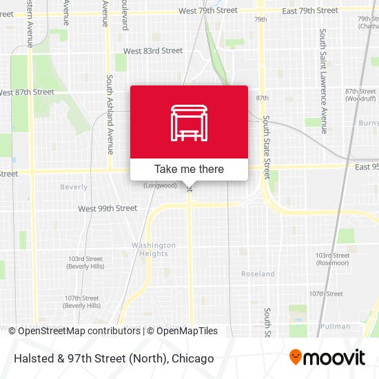 Mapa de Halsted & 97th Street (North)