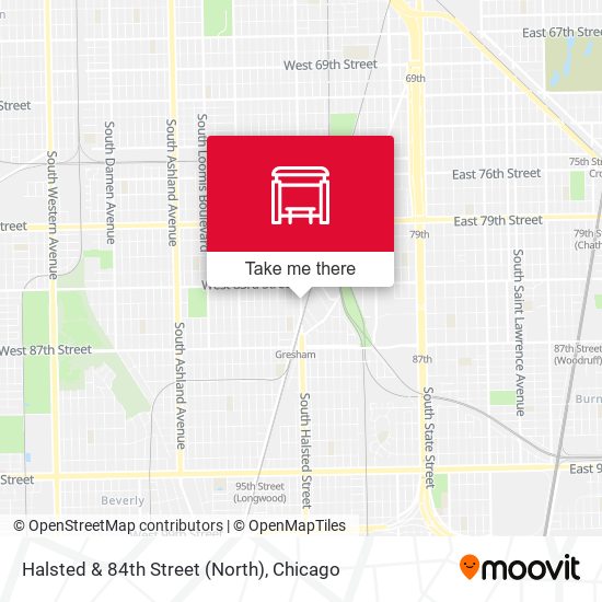 Mapa de Halsted & 84th Street (North)