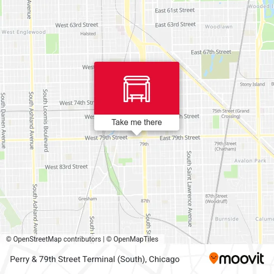 Mapa de Perry & 79th Street Terminal (South)