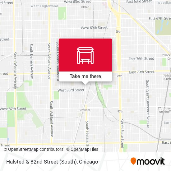 Halsted & 82nd Street (South) map