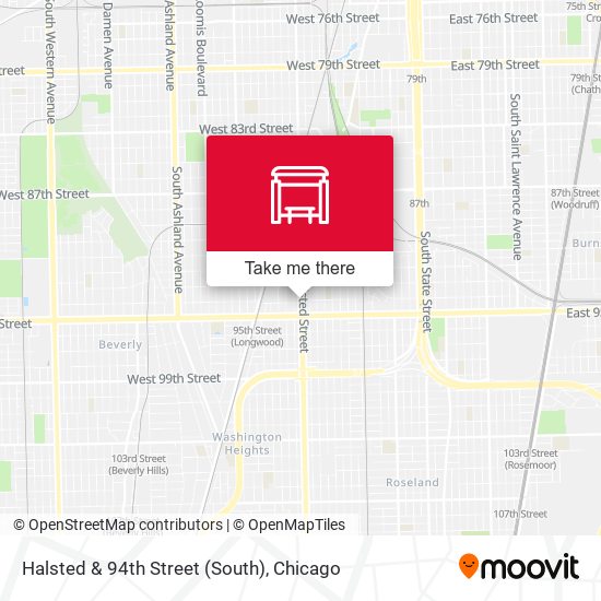 Mapa de Halsted & 94th Street (South)