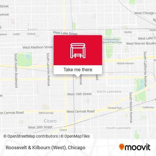Mapa de Roosevelt & Kilbourn (West)