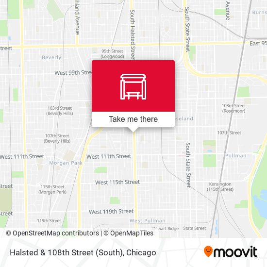 Mapa de Halsted & 108th Street (South)