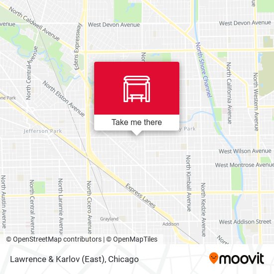 Lawrence & Karlov (East) map