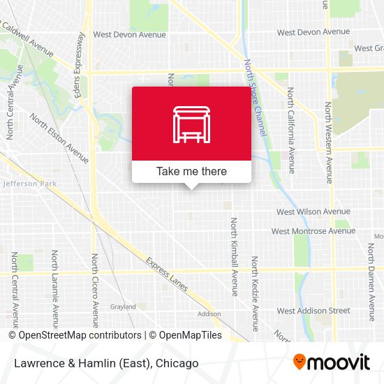 Lawrence & Hamlin (East) map