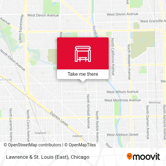 Lawrence & St. Louis (East) map