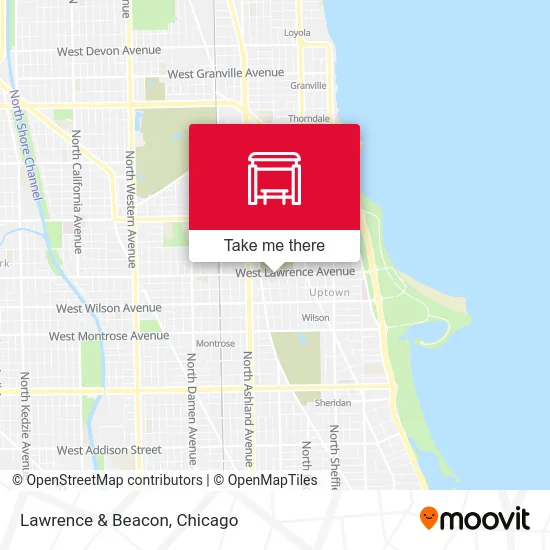 Lawrence & Beacon map