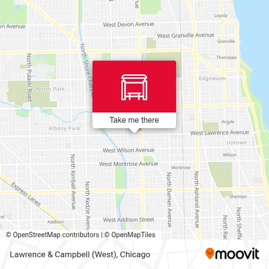 Lawrence & Campbell (West) map