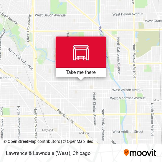 Mapa de Lawrence & Lawndale (West)
