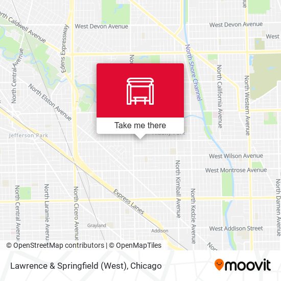 Lawrence & Springfield (West) map