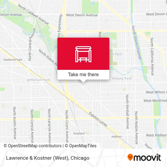 Lawrence & Kostner (West) map