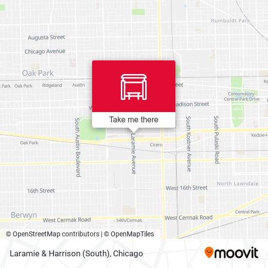 Laramie & Harrison (South) map