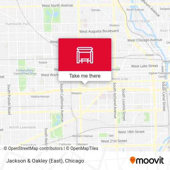 Jackson & Oakley (East) map