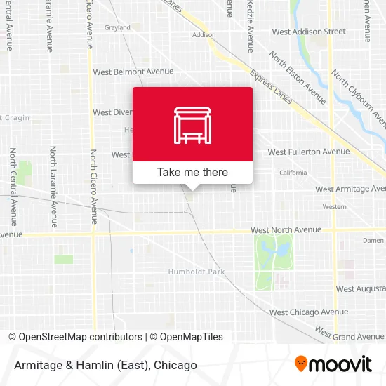 Armitage & Hamlin (East) map