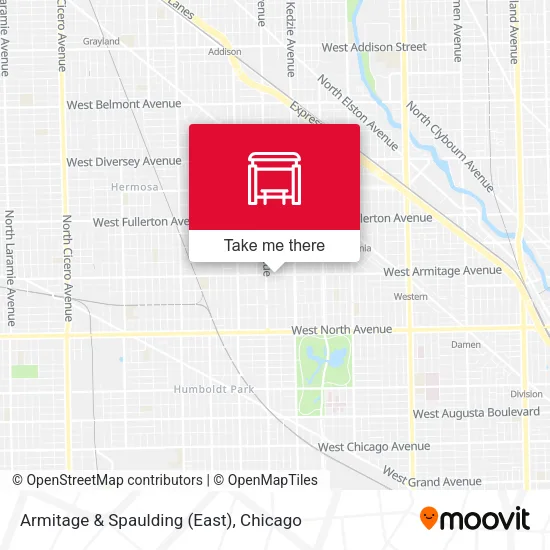 Armitage & Spaulding (East) map