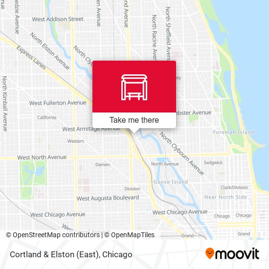 Cortland & Elston (East) map