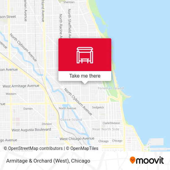 Armitage & Orchard (West) map