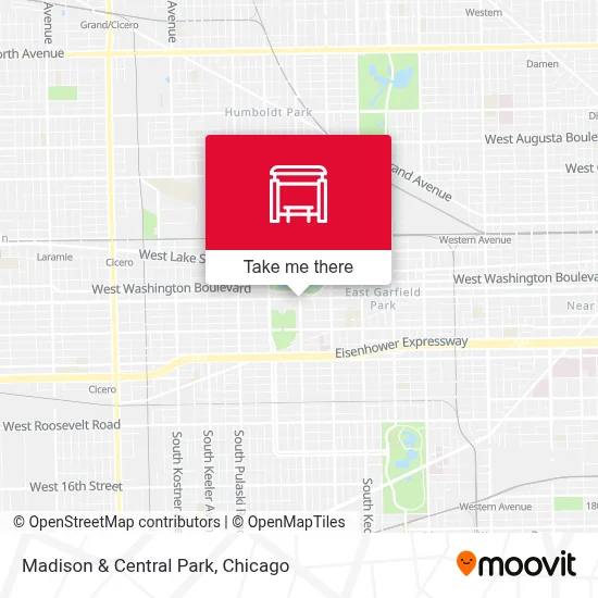 Madison & Central Park map