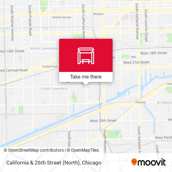 California & 26th Street (North) map