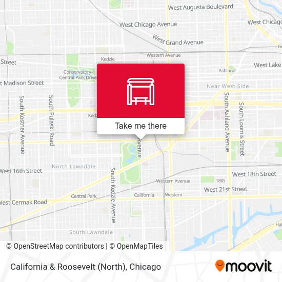 California & Roosevelt (North) map