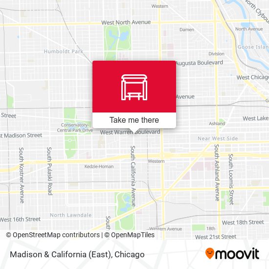 Mapa de Madison & California (East)