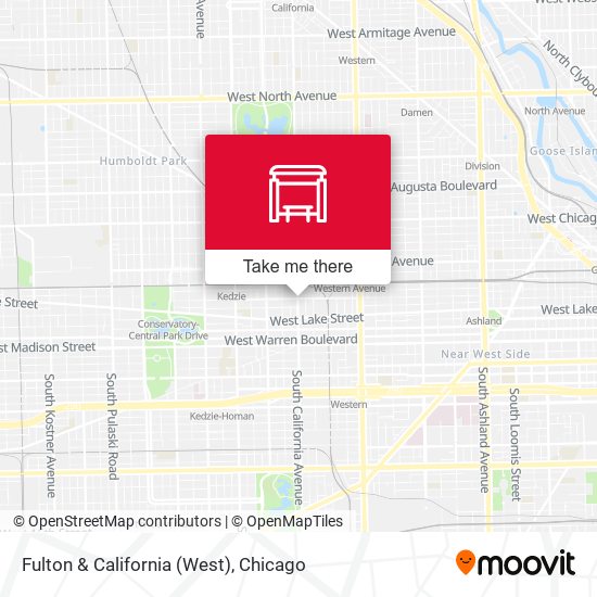 Mapa de Fulton & California (West)