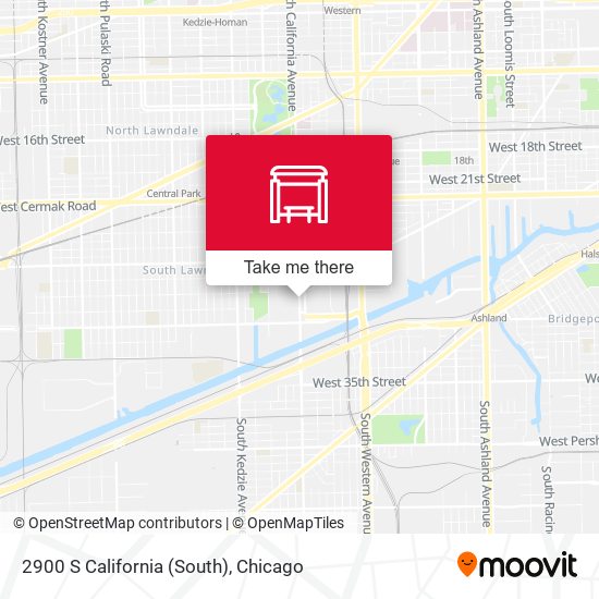 Mapa de 2900 S California (South)
