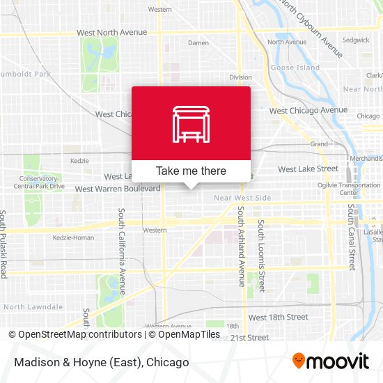 Madison & Hoyne (East) map