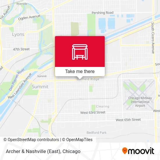 Archer & Nashville (East) map