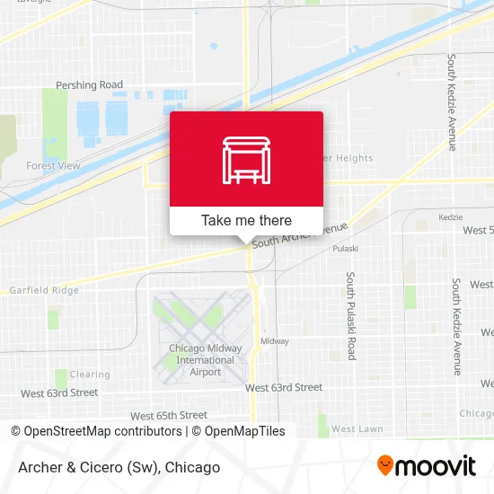 Archer & Cicero (Sw) map