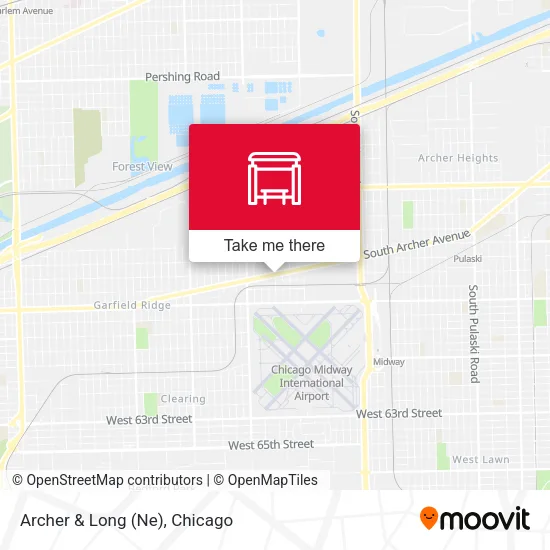Archer & Long (Ne) map
