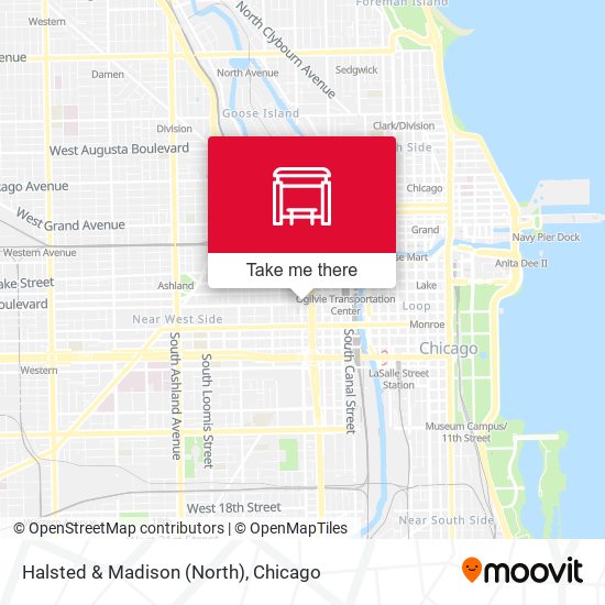 Halsted & Madison (North) map